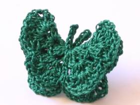 Mariposa de crochet