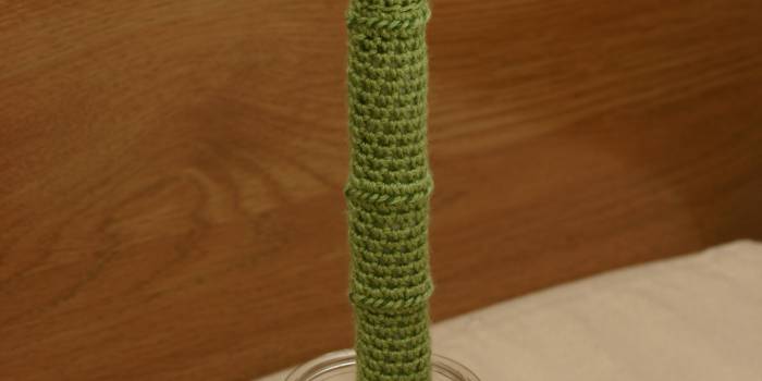 Bambú de la suerte de crochet