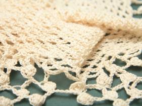 Bufanda de puntilla a crochet