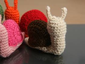 Caracol amigurumi