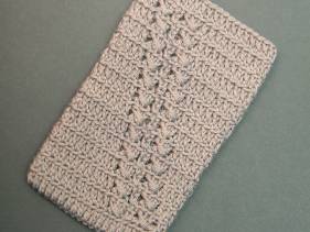 Funda de teléfono móvil de crochet