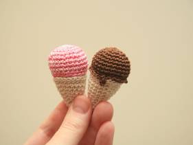 Heladitos amigurumi