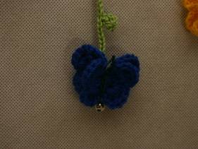 Móvil de mariposas para bebé