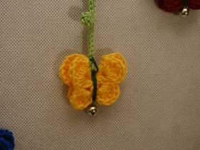 Móvil de mariposas para bebé