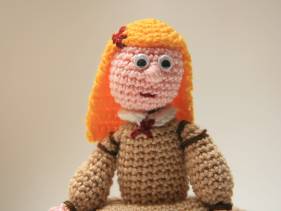 Menina Infanta Margarita. Amigurimi