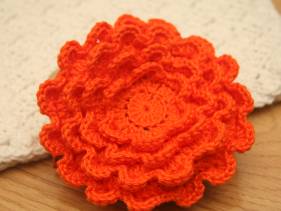 Monedero flamenco en crochet