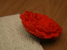 Monedero flamenco en crochet