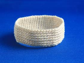 Pulsera de ganchillo