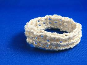 Pulsera de ganchillo