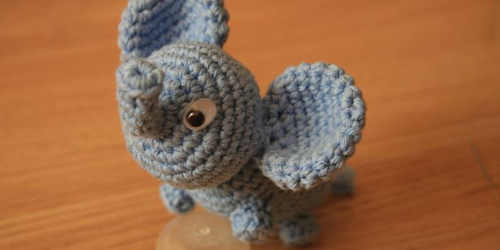 Elefante amigurumi