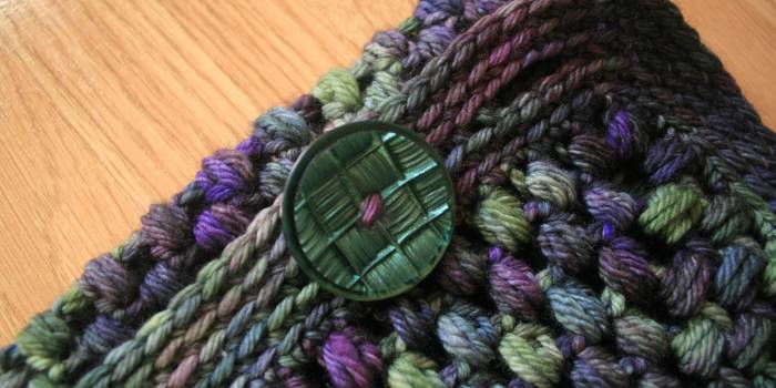 Anna cowl. Warm crochet wrap. Pattern with charts.