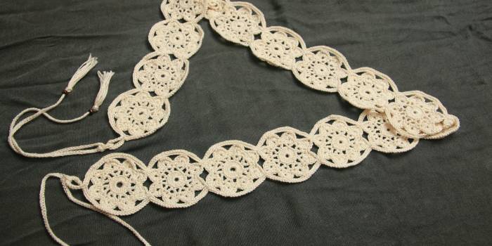 Cinturon de crochet