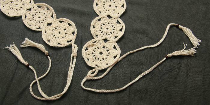Cinturon de crochet