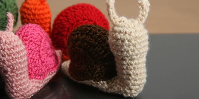 Caracol amigurumi