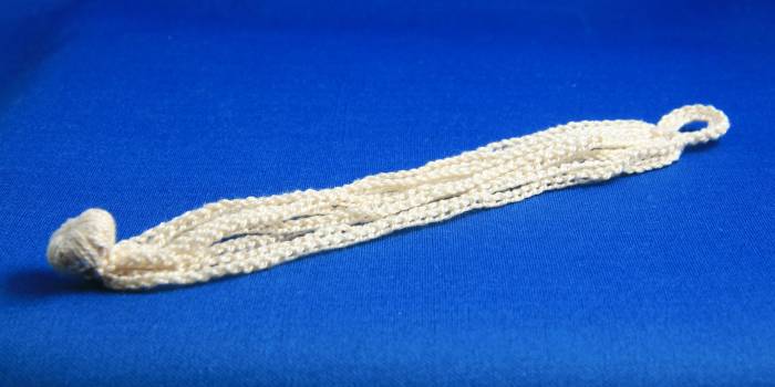 Pulsera de ganchillo