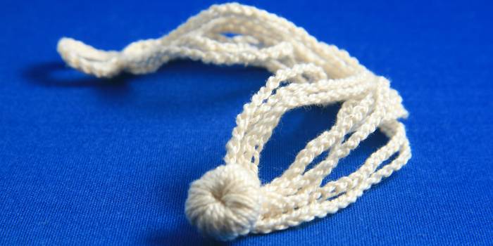 Pulsera de ganchillo