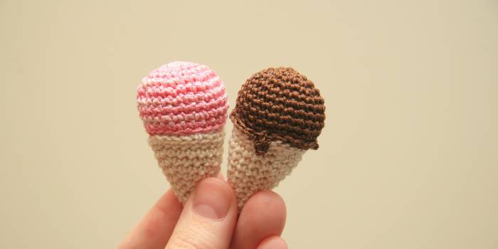 Heladitos amigurumi