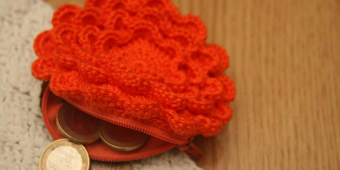 Monedero flamenco en crochet