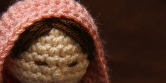 Nacimiento amigurumi. Virgen María