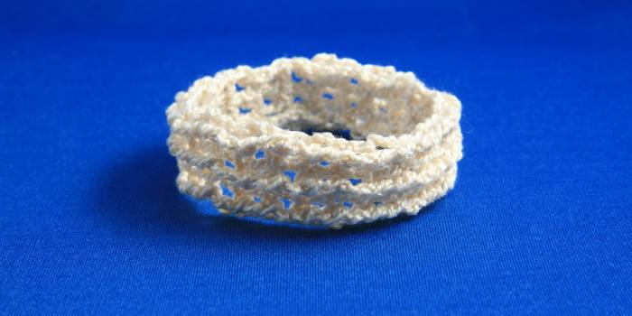 Pulsera de ganchillo