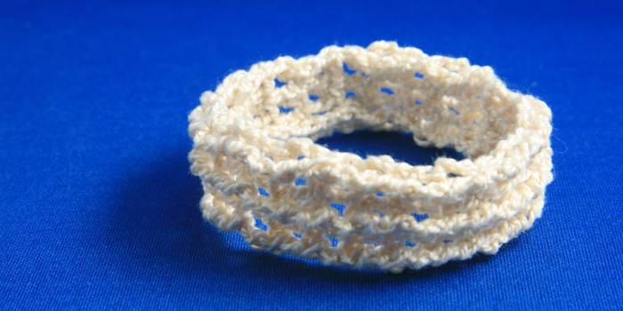 Pulsera de ganchillo